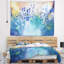 Tapisserie florale bleue-28487890