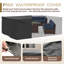Ensemble de conversation modulaire en rotin pour 8 personnes avec coussins-452086264-463747204