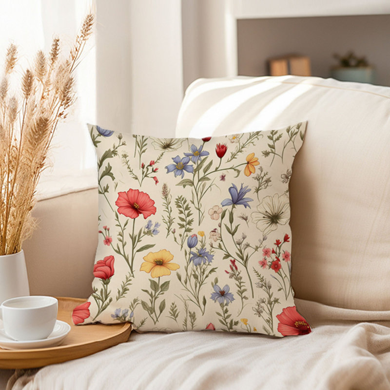 Botanical Wildflower Dreams XI Cottage & Cottagecore, 16" H x 16" W