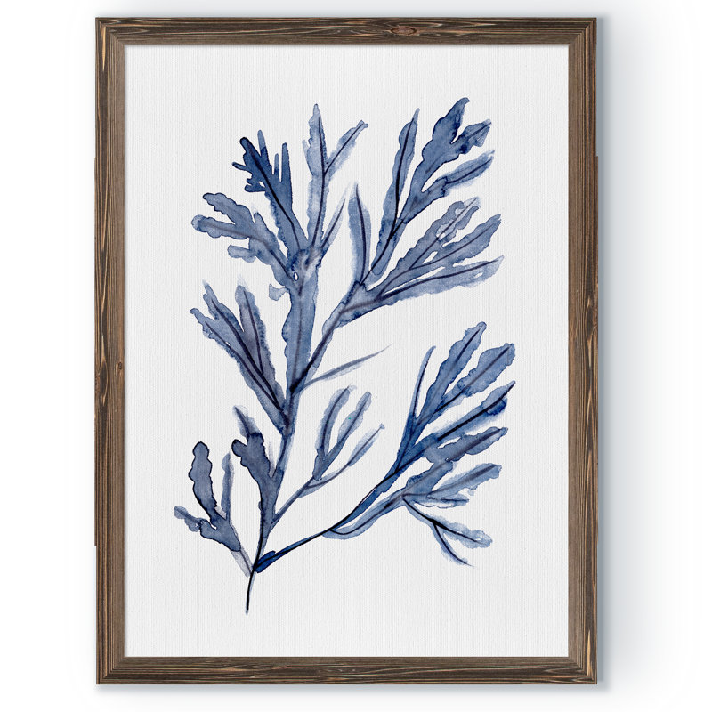 «Seaweed Under Water I» par Paul Cezanne - reproduction d'art encadrée, H 24 po x l 18 po x P 1,25 po, Pas de tapis