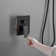 Rainfall 2-Handle 2-Spray 12 In. Square High Pressure Shower Faucet In Matte Black (Valve Included)