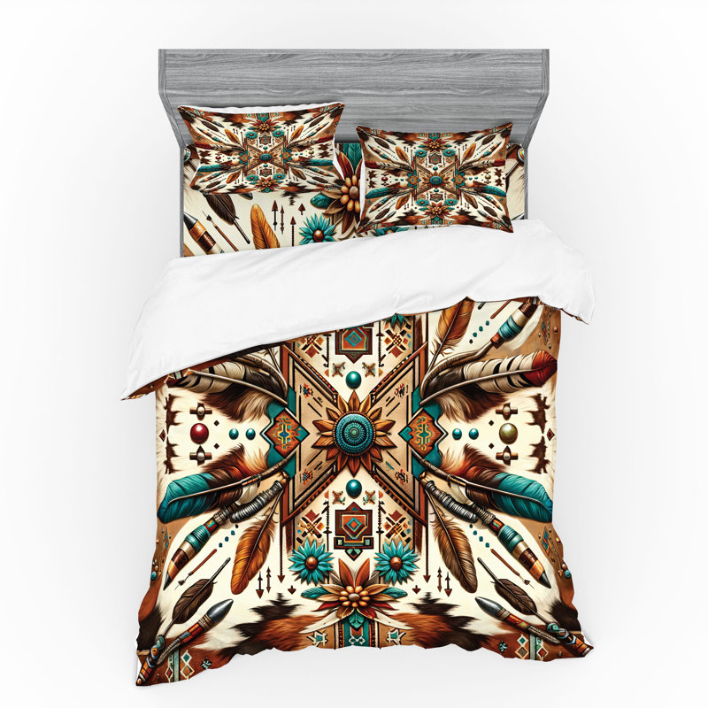 Ensemble de literie rustique Ambesonne, King Duvet Cover + 3 Additional Pieces