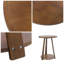 Table de bout avec table de bout 19,6 po à 2 niveaux en bois moderne pour petits espaces-988311724