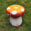 Statue tabouret Mushroom