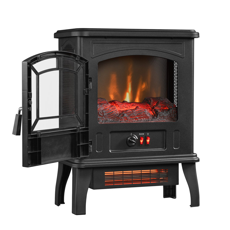Foyer électrique Plessis ClassicFlame®, Noir