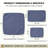 Outdoor 4'' Sectional Cushion Cover-886191439