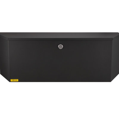 Boîte à languettes de remorque, 36 po x 12 po x 12 po, acier au carbone robuste, rangement verrouillé, résistant aux intempéries, convient aux remorques, est léger et pratique