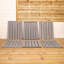 Back Panels Only: Pack of 6 Grey Washed Back Panels Only For SA-BINS Triple Bin Storage
