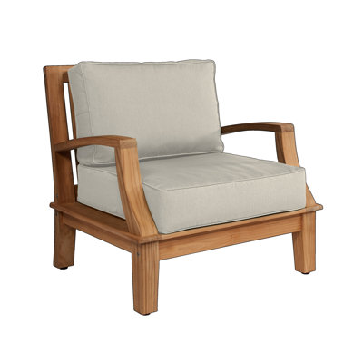 Kauffman Grande Teak Outdoor Club Chair