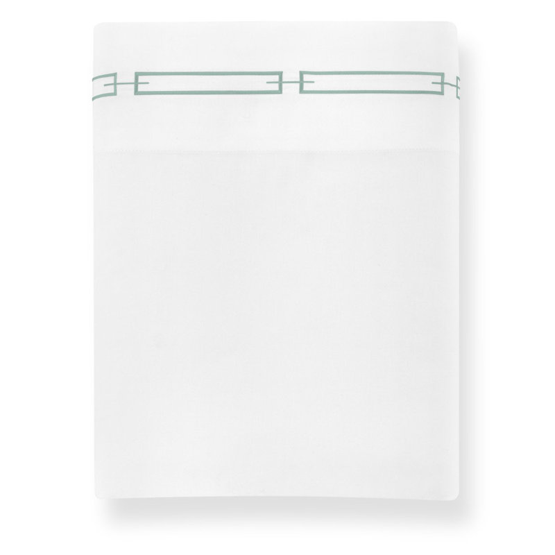 Stanza 420 Thread Count Egyptian-Quality Cotton Flat Sheet, Twin Flat Sheet, Linen
