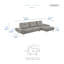Canapé modulaire en chenille 2 pièces Kenner-1941493971-1941493969