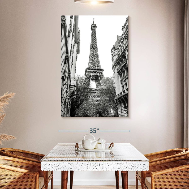 Aime Monochrome Eiffel Tower I, 51" H x 34" W