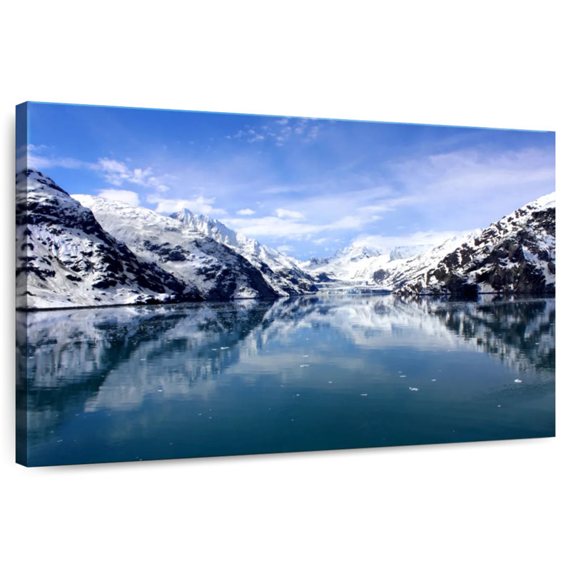 Alvord Glacier Bay, matin d'hiver, H 16 po x l 24 po