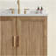 Meuble-lavabo de salle de bain autoportant à montage sur plan de 36 po entièrement assemblé en bois -661856750