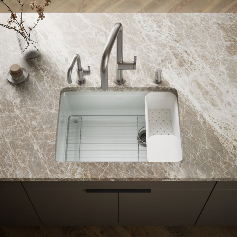 Riverby® 27"L x 22"W Kitchen Sink, Cashmere