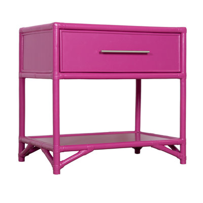 Olivia Collection 1 - Drawer Rattan Nightstand
