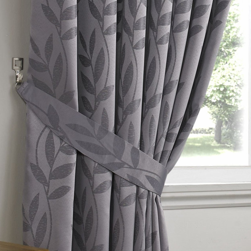 Semi Sheer Curtain, 228 cm W x 228 cm D, Silver