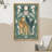 Bright Preppy Animals Botanical Floral Print Cheetah Cat Print Bedroom Animals Modern Boho Style Preppy-100707926-100707928