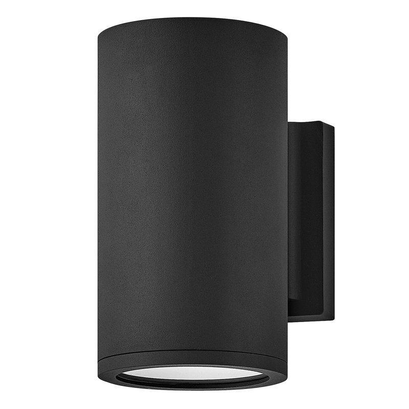 Silo 1 - Bulb 8" H Outdoor Armed Sconce, Black