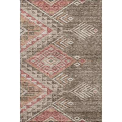 Premium Machine Washable Wayne AMF1091 Global Rug