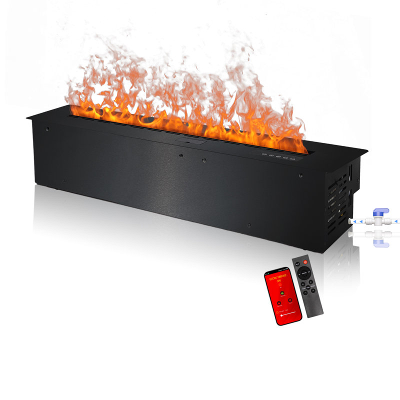 3D Electric Water Vapor Fireplaces NO Heating 8 Colors Flames Humidifier Steam Fireplaces for Family Decoration Inside Fire Places