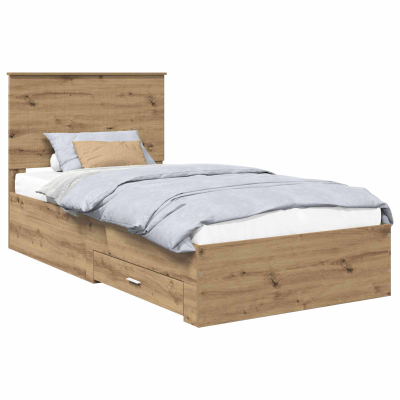 Bed, Artisan Oak, Single (3')