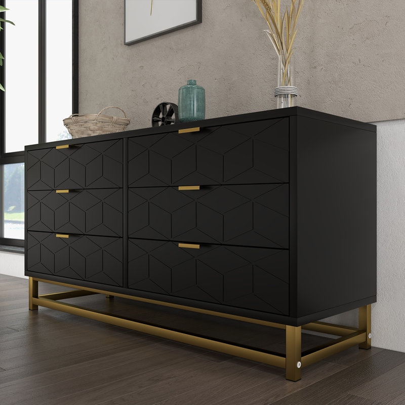 Rufael Accent Chest, Black