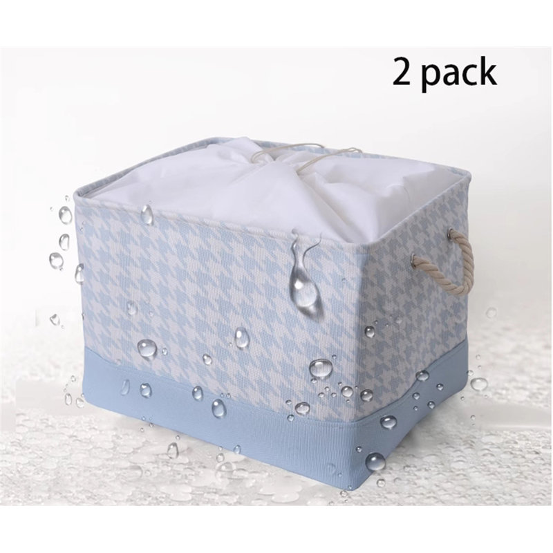 Boîte de rangement pour vêtements en tissu Hokku Designs