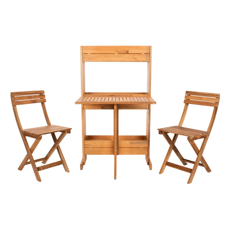 Volk 2 - Person Patio Dining Set with Rectangular Table