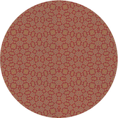 Tapis décoratif à motif géométrique brun rushmere