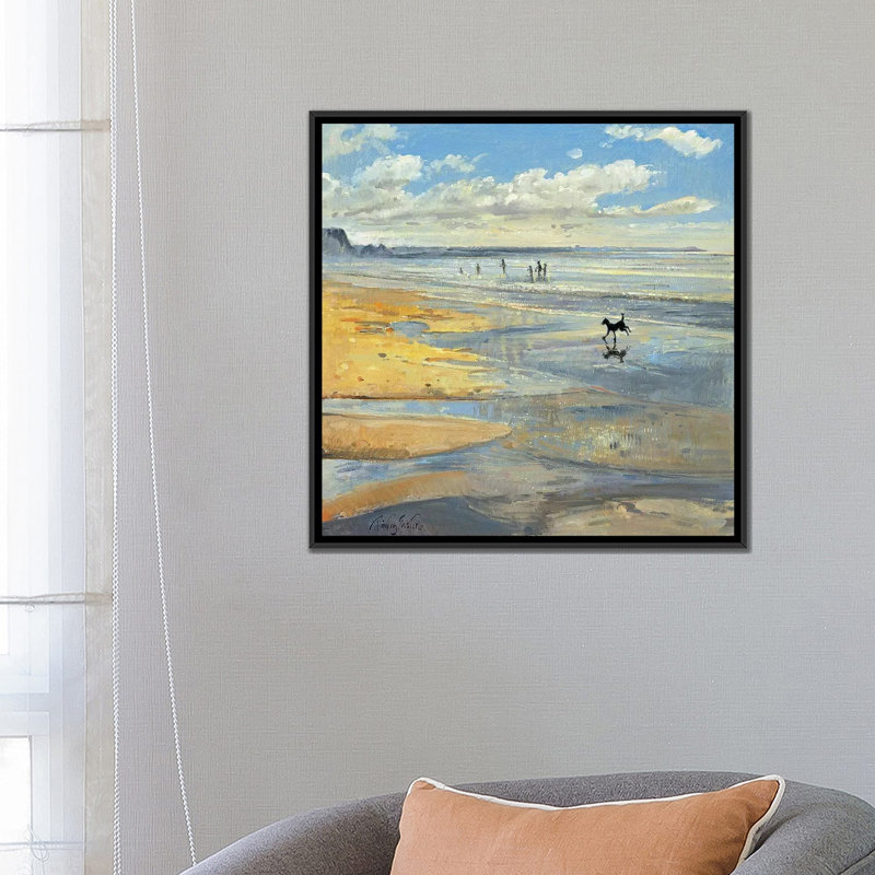 Reproduction sur toile «The Little Acrobate», H 18 po x l 18 po x P 1,5 po, Toile encadrée noire, Pas de tapis