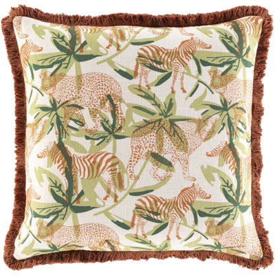  Cotton Floral Throw Pillow Cover