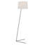 Lampe sur pied inclinée avec abat-jour en tissu Moriarty-1113033094