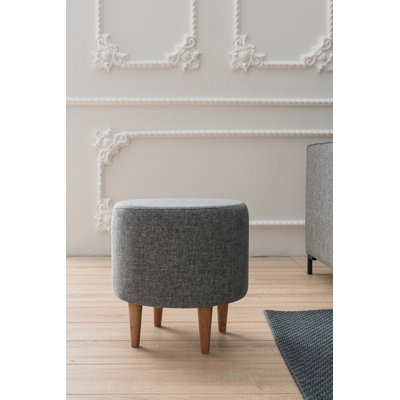 Solid + Manufactured Wood Accent Stool