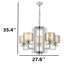 Metal Body Cylinder Glass Cap Vintage Chandelier-161321224-161321228