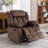 35.1'' Wide Skin-Friendly Microfiber Upholstered Manual Recliner, Set Of 2-1174807917