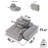 Modern Oversized Modular Sectional Sofa,Sparkling Chenille Fabric Soft Cushion Sofa With 2 Pillows,Diy Combination Tufted Sofa,No Assembly Required-2021308743