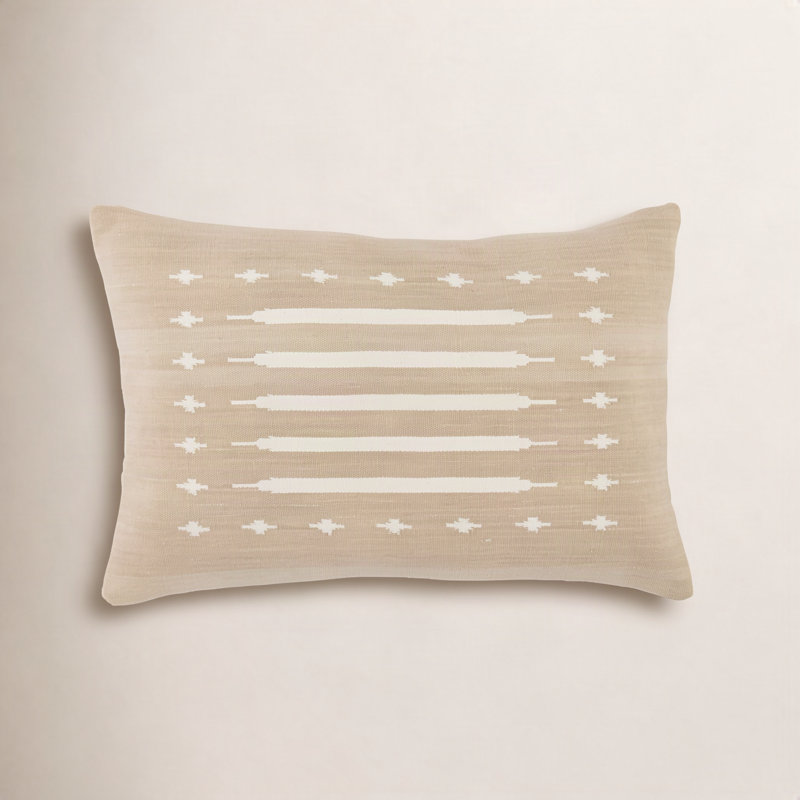 Estela Geometric Cotton Throw Pillow, Pillow Cover Only - No Insert