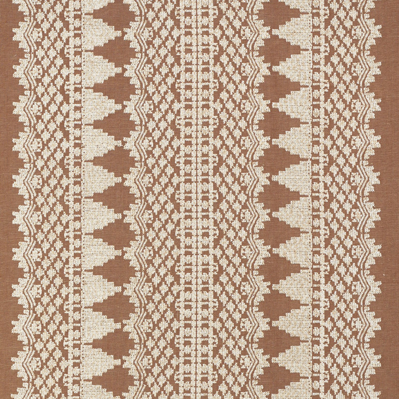 Tissu de broderie Wentworth, Rouille