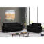 Causeuse convertible avec rangement Primenest Gravita Collection, noir-1111501921