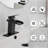 Single-Hole Single-handle Bathroom Faucet with Drain Assembly-55151787