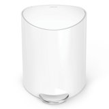 simplehuman 6 Liter / 1.6 Gallon Semi-Round Bathroom Step Trash Can