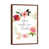 Classic Brown Wood Floater Framed