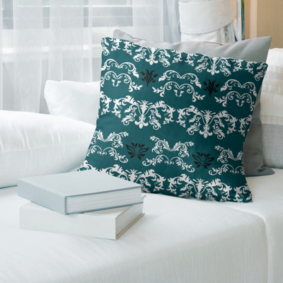 Damask Reversible Pillow Cover