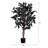 Artificial Halloween Black Ficus Tree With Natural Trunk-1771744911
