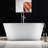 59'' x 29.5'' Freestanding Soaking Acrylic Bathtub-99334606-94320097