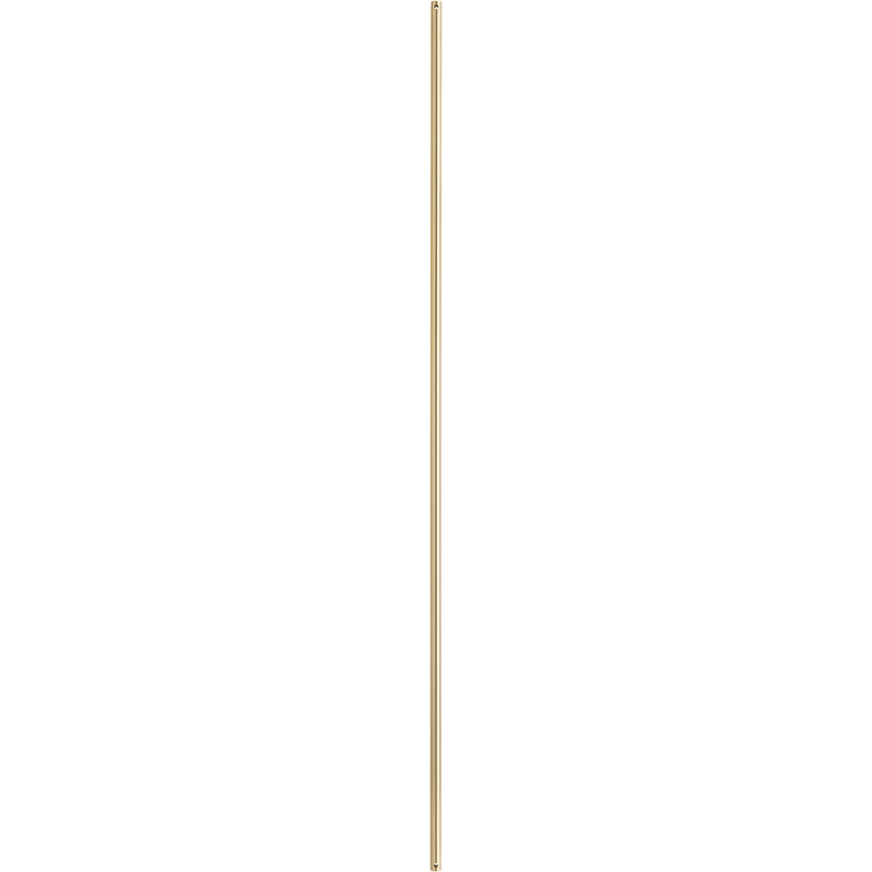 Ceiling Fan Threaded Downrod, 18" H x 0.75" W 0.75" D, Aged Brass