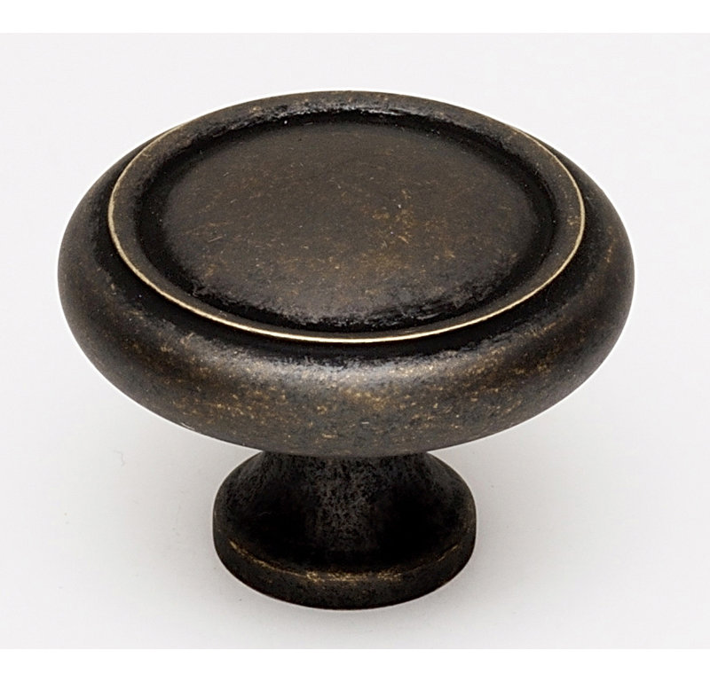 Mushroom Knob, Barcelona, 1.13" H x 1.75" W x 0.81" D