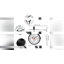 Grainola Metal Wall Clock