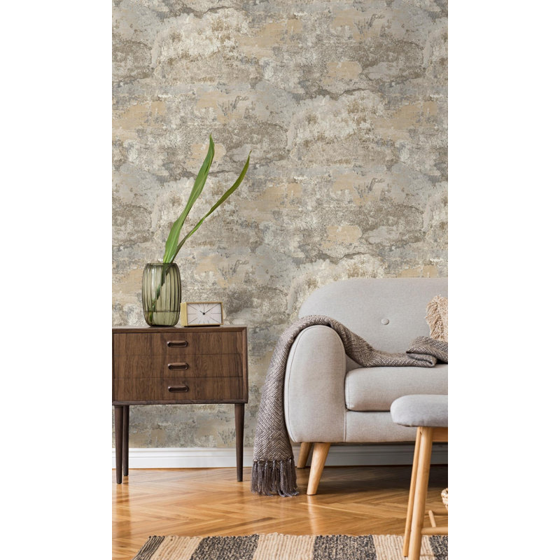 Rouleau de papier peint texturé L 33 pi x l 21 po, Naturel